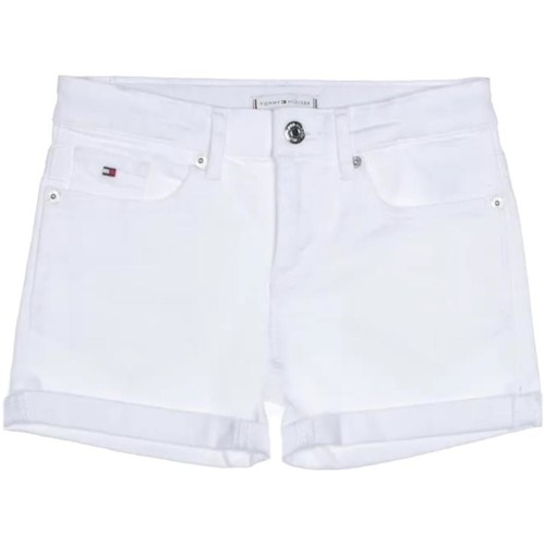Abbigliamento Bambina Shorts / Bermuda Tommy Hilfiger  Bianco
