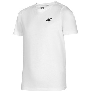 Abbigliamento Bambino T-shirt maniche corte 4F JTSM001 Bianco