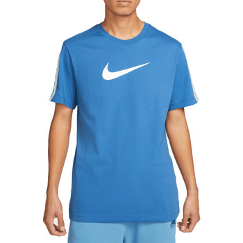 Abbigliamento Uomo T-shirt maniche corte Nike Repeat Blu