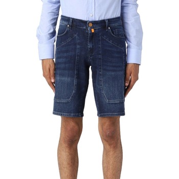 Abbigliamento Uomo Shorts / Bermuda Jeckerson JKUBE001KI001 denim scuro