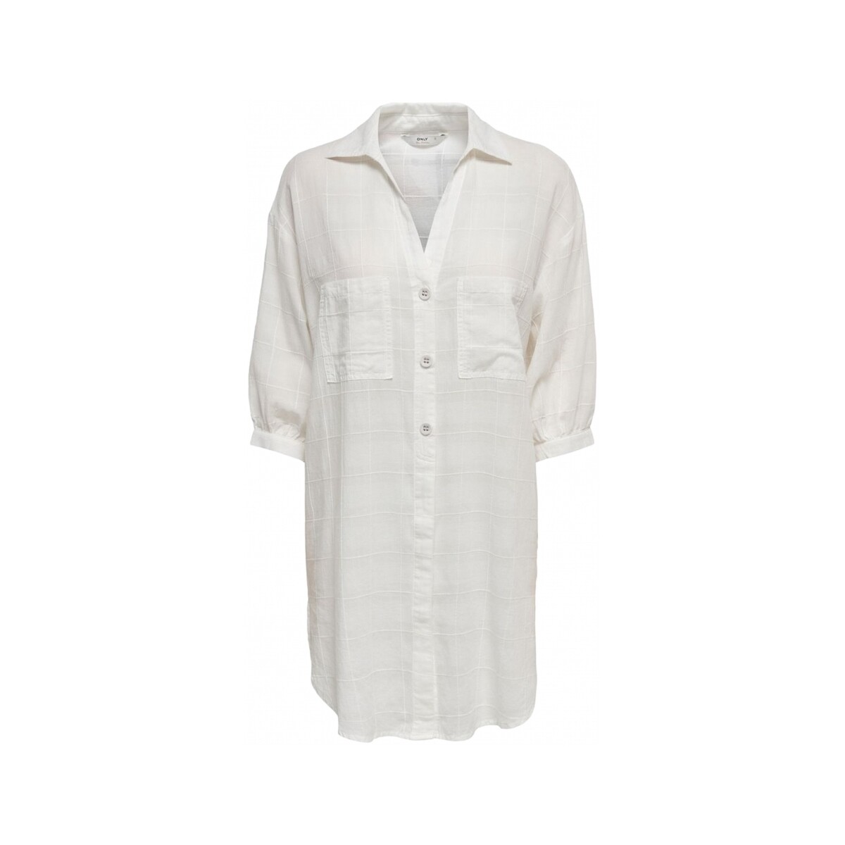 Abbigliamento Donna Top / Blusa Only Shirt Naja S/S - Bright White Bianco