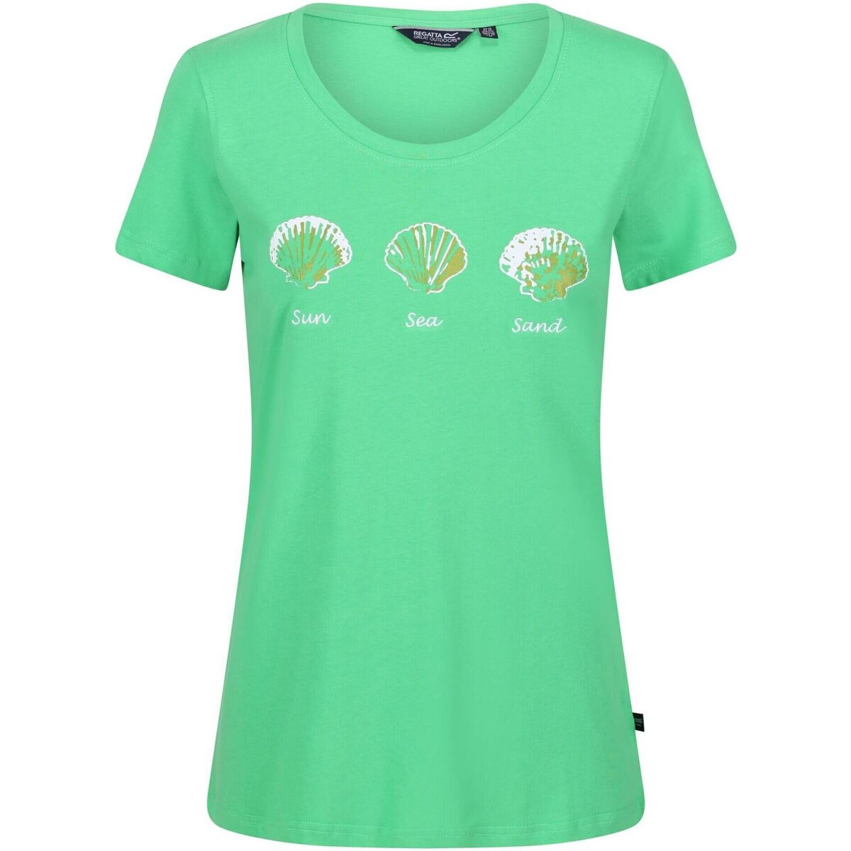 Abbigliamento Donna T-shirts a maniche lunghe Regatta Filandra VI Verde
