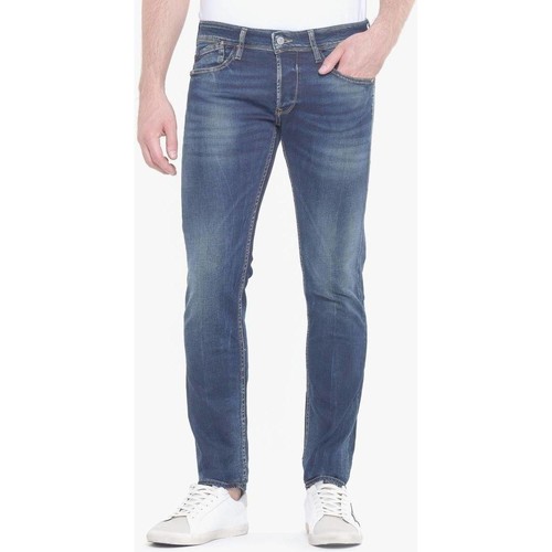 Abbigliamento Uomo Jeans Le Temps des Cerises Jeans slim stretch 700/11, lunghezza 34 Blu