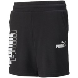 Abbigliamento Unisex bambino Shorts / Bermuda Puma Bermuda Junior Power Logo Nero