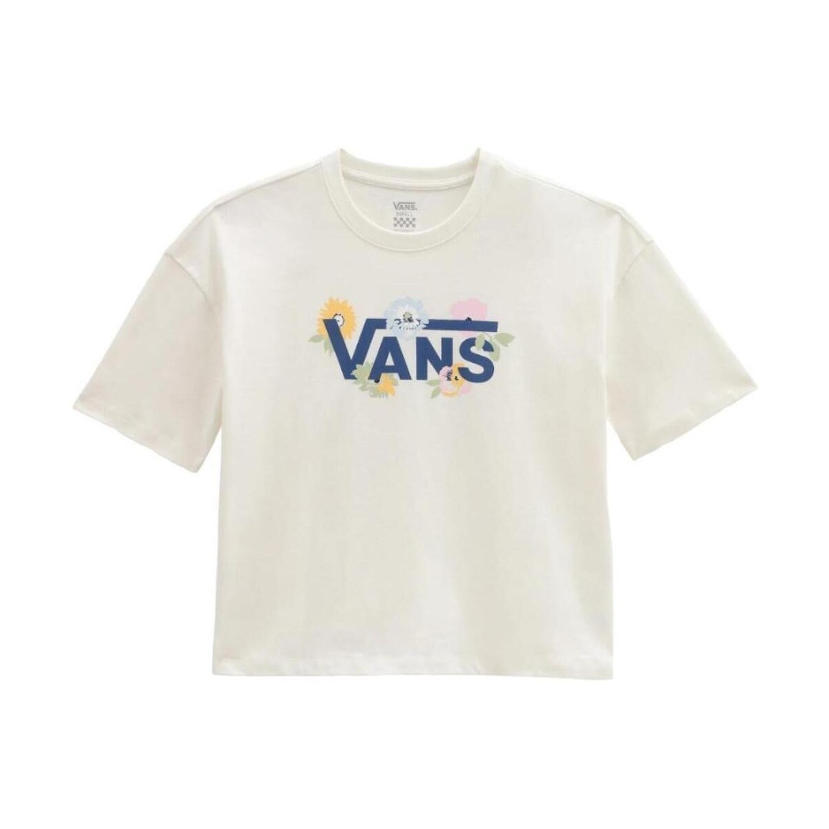 Abbigliamento Donna T-shirt maniche corte Vans  Bianco