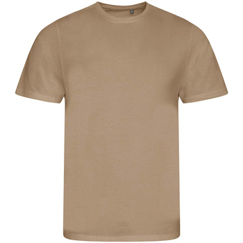 Abbigliamento Uomo T-shirts a maniche lunghe Ecologie EA001 Beige