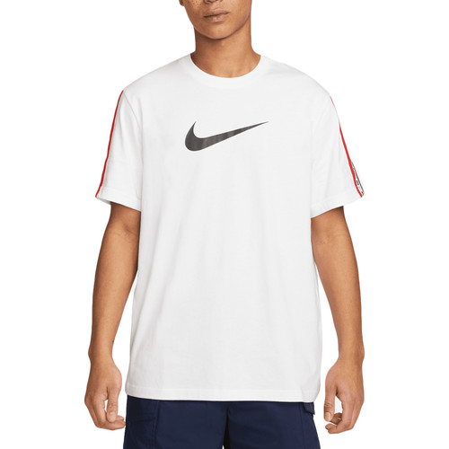 Abbigliamento Uomo T-shirt maniche corte Nike Repeat Bianco