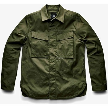 Abbigliamento Uomo Camicie maniche lunghe G-Star Raw D21076-9706 Verde