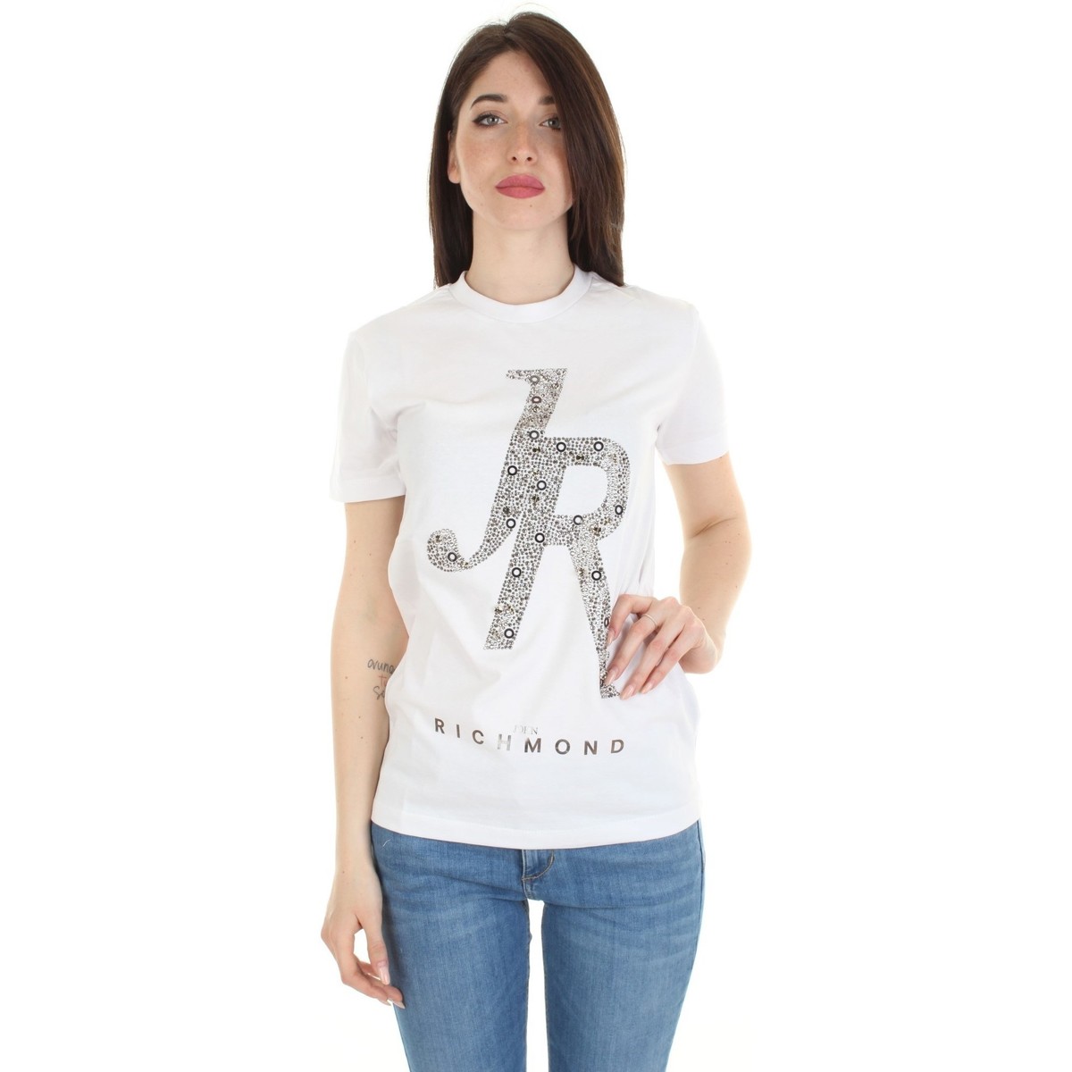 Abbigliamento Donna T-shirt maniche corte John Richmond RWP22177TS Bianco