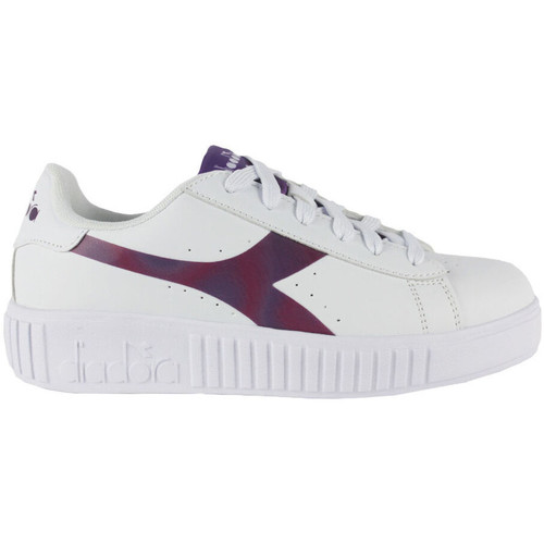 Scarpe Unisex bambino Sneakers Diadora GAME STEP C7821 White/Dahlia mauve Bianco