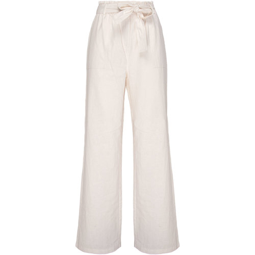 Abbigliamento Donna Pantaloni Pepe jeans LOURDES-WHITE Bianco