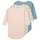 Abbigliamento Bambina Pigiami / camicie da notte Petit Bateau LOT 3 BODY Multicolore
