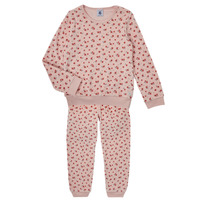 Abbigliamento Bambina Pigiami / camicie da notte Petit Bateau CAGEOT Rosa / Rosso