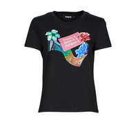 Abbigliamento Donna T-shirt maniche corte Desigual LILY Nero