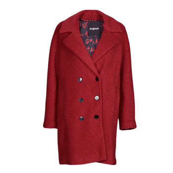 Abbigliamento Donna Cappotti Desigual LONDON Rosso