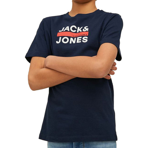 Abbigliamento Bambino T-shirt & Polo Jack & Jones 12214074 Blu