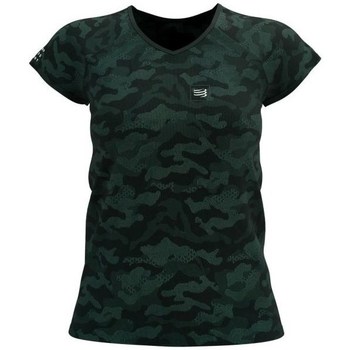 Abbigliamento Donna T-shirt maniche corte Compressport Premium Nero, Verde