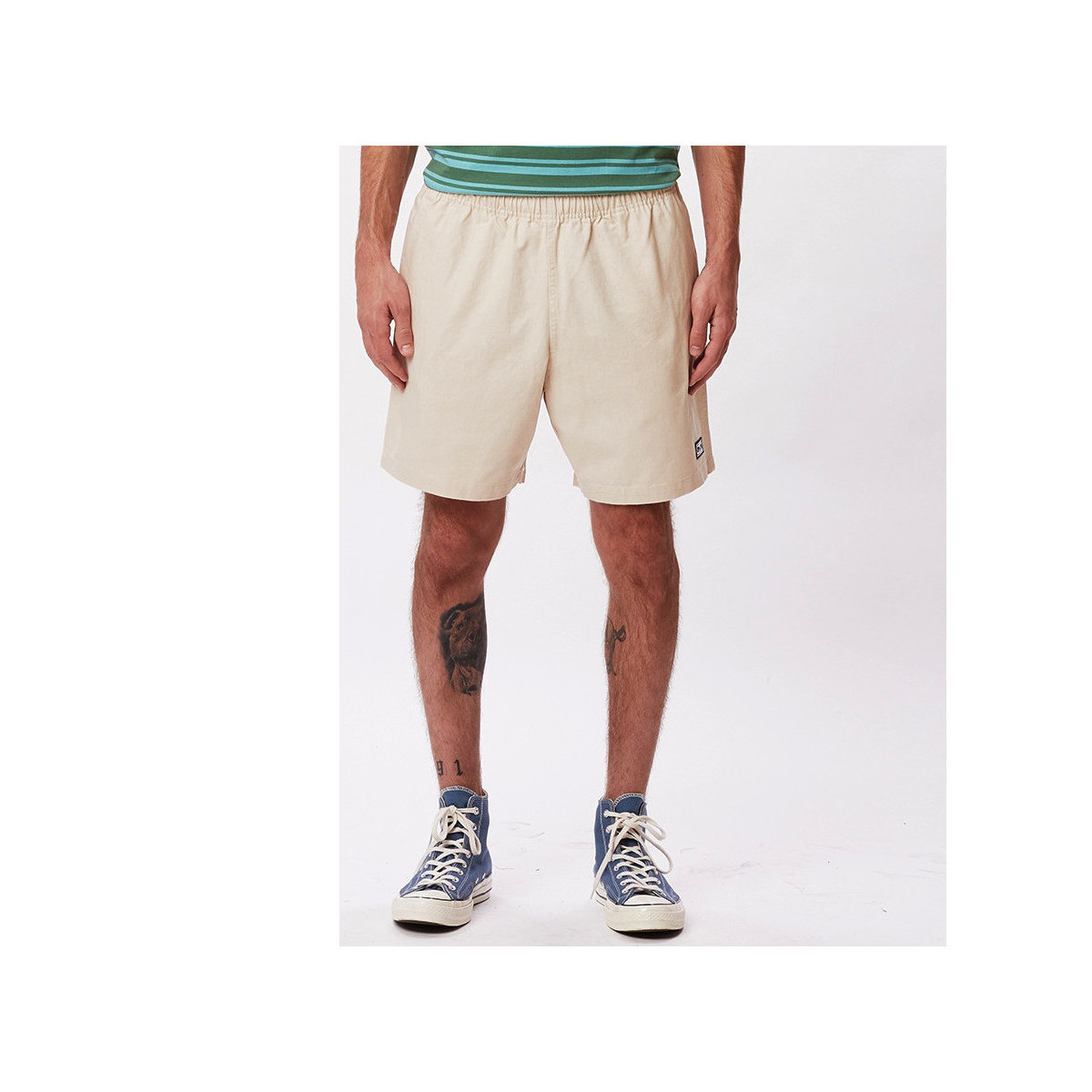Abbigliamento Uomo Shorts / Bermuda Obey Easy relaxed twill short Beige