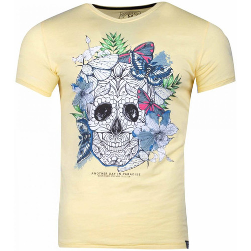 Abbigliamento Uomo T-shirt & Polo La Maison Blaggio MB-MEXICO Giallo