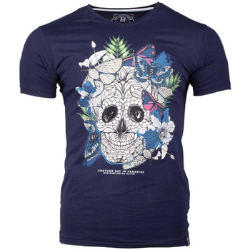Abbigliamento Uomo T-shirt maniche corte La Maison Blaggio MB-MEXICO Blu