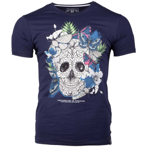 Abbigliamento Uomo T-shirt & Polo La Maison Blaggio MB-MEXICO Blu