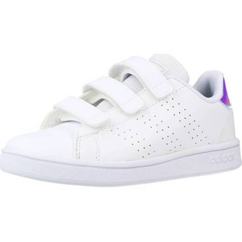 Scarpe Bambina Sneakers basse adidas Originals ADVANTAGE C Bianco