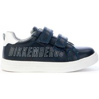 Scarpe Bambino Trekking Bikkembergs K1b9-20855-1355x007 Sneakers 2 strappi Junior Blu_bianco