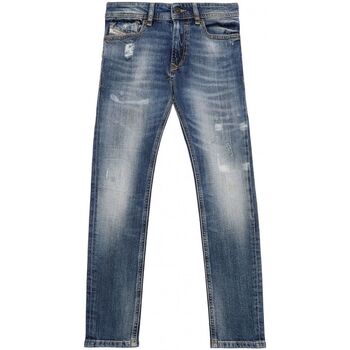 Abbigliamento Bambino Jeans Diesel SLEENKER-J KXBCE-K01 Blu