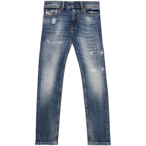 Abbigliamento Bambino Jeans Diesel SLEENKER-J KXBCE-K01 Blu