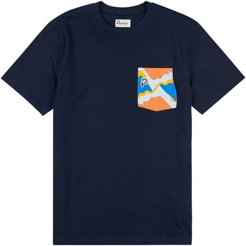 Abbigliamento Uomo T-shirt maniche corte Penfield T-shirt  Printed Chest Pocket Blu
