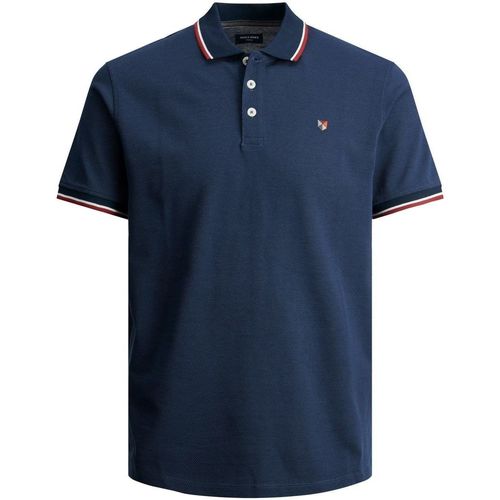 Abbigliamento Uomo T-shirt & Polo Jack & Jones 12169064 BLUWIN-NAVY BLAZER Blu