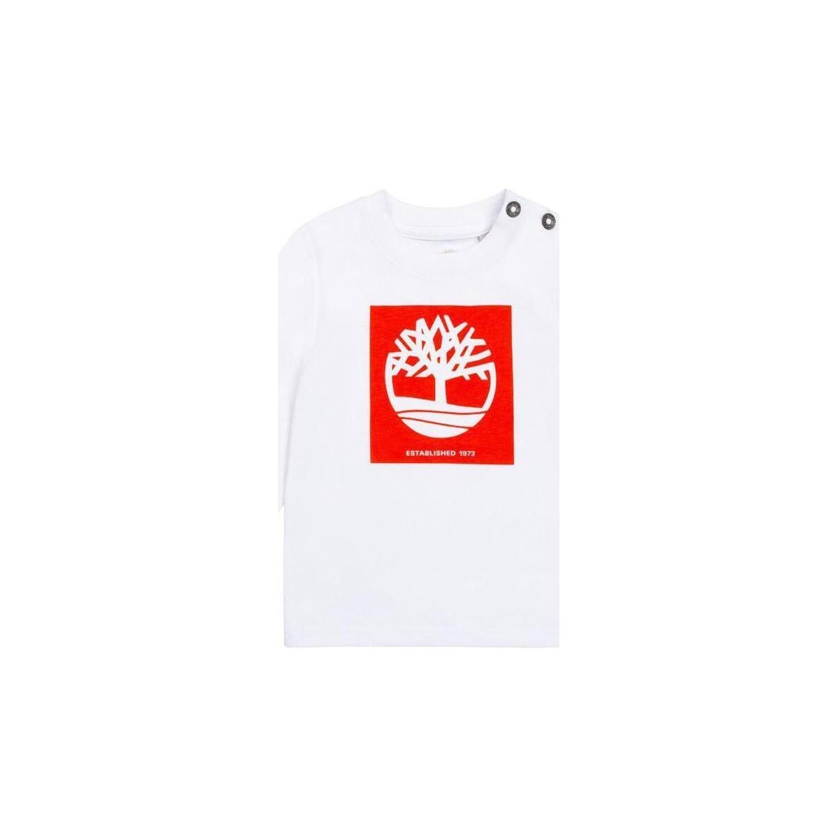 Abbigliamento Bambina T-shirt & Polo Timberland ./ROSSO Bianco