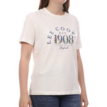 Abbigliamento Donna T-shirt maniche corte Lee Cooper LEE-009548 Beige