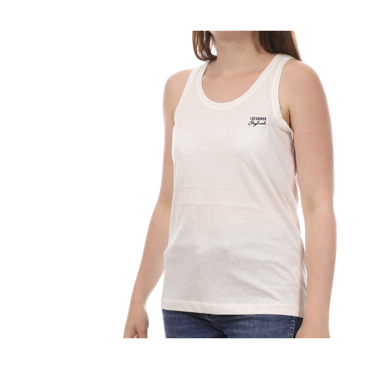 Abbigliamento Donna Top / T-shirt senza maniche Lee Cooper LEE-009563 Beige