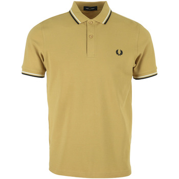 Fred Perry Twin Tipped Shirt Marrone