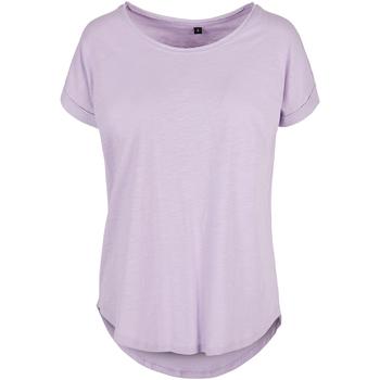 Abbigliamento Donna T-shirts a maniche lunghe Build Your Brand  Viola