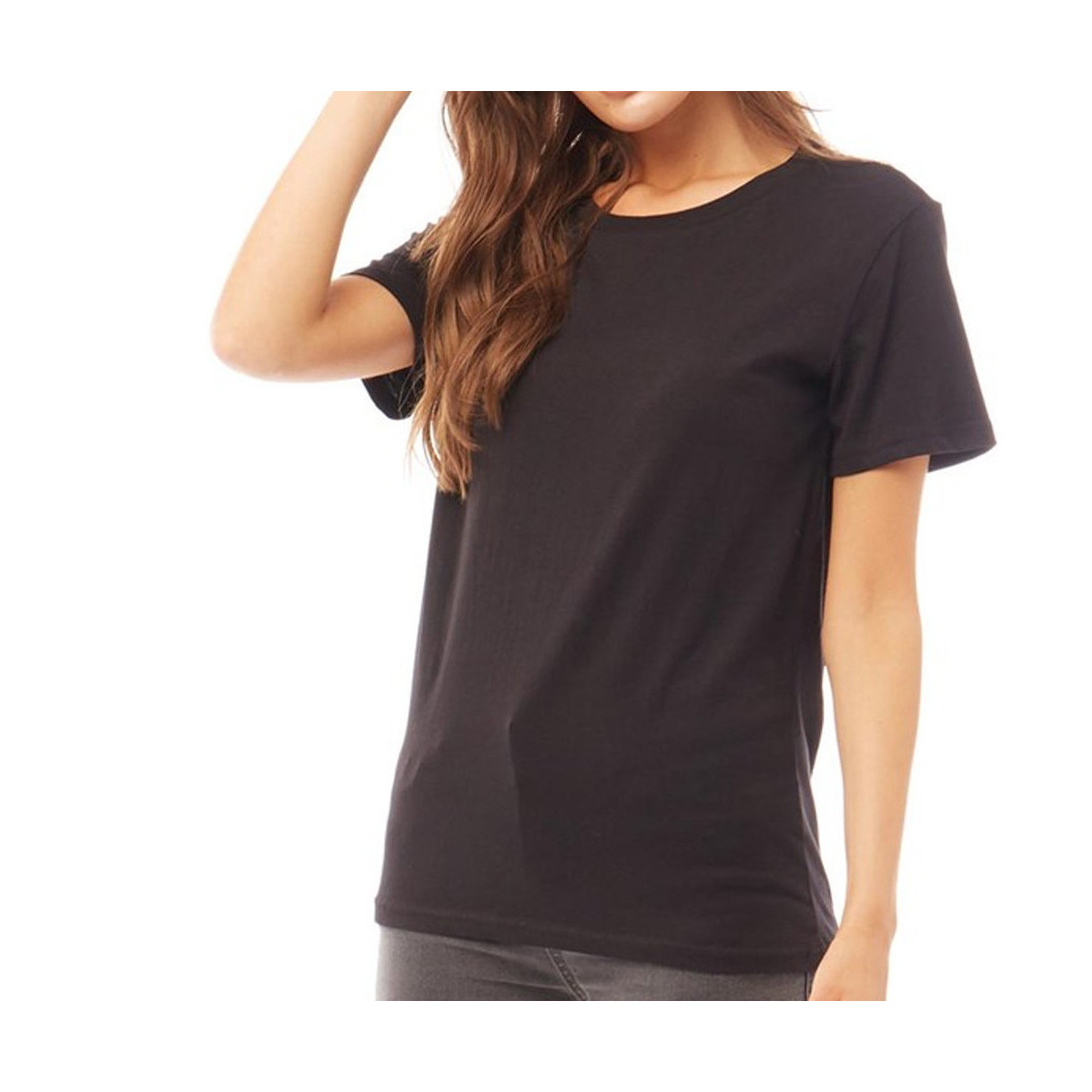 Abbigliamento Donna T-shirt & Polo Brave Soul XLTS-544MADL Nero