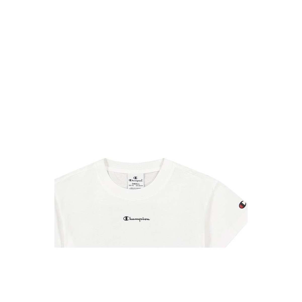 Abbigliamento Unisex bambino T-shirt maniche corte Champion T-Shirt Bambina American Classic Bianco