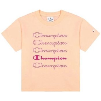 Abbigliamento Unisex bambino T-shirt maniche corte Champion T-Shirt Junior American Classic Rosa
