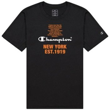 Abbigliamento Uomo T-shirt maniche corte Champion T-Shirt Uomo Institutional Nero
