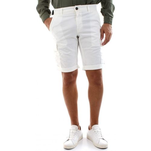 Abbigliamento Uomo Shorts / Bermuda Mason's CHILE BERMUDA - 2BE22146-001 ME303 Bianco
