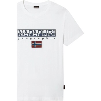 Abbigliamento Uomo T-shirt maniche corte Napapijri 191644 Bianco