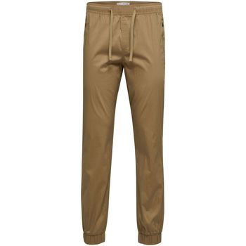 Abbigliamento Uomo Pantaloni Selected 16083845 HALKIRK-CHINCHILLA Beige