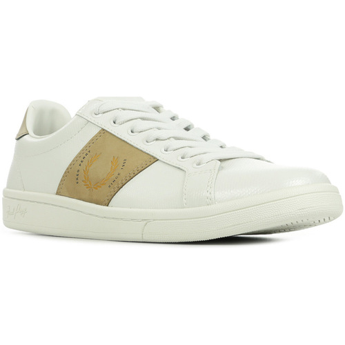 Scarpe Uomo Sneakers Fred Perry Pique Emb Beige