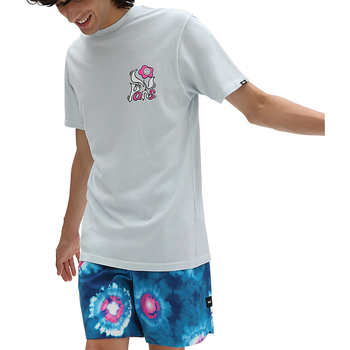 Abbigliamento Uomo T-shirt maniche corte Vans Peace Flower Blu
