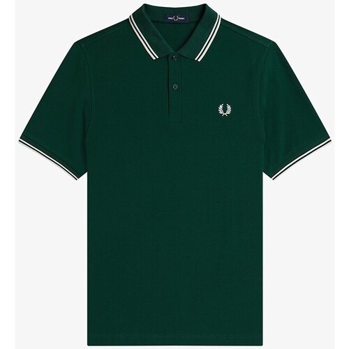 Abbigliamento Uomo T-shirt & Polo Fred Perry - POLO CON PROFILI  1 COLORE Verde