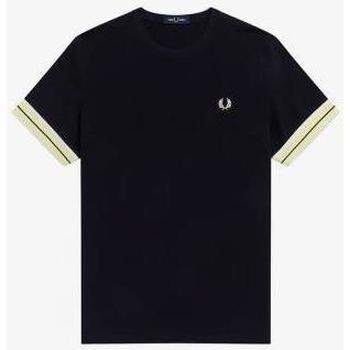 Abbigliamento Uomo T-shirt & Polo Fred Perry - T-SHIRT PIQUET MANICHE CONTRASTO Blu