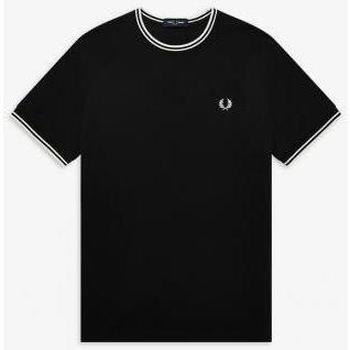 Abbigliamento Uomo T-shirt & Polo Fred Perry T/SHIRT  CON PROFILO NERO