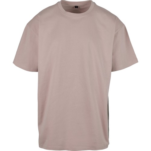 Abbigliamento T-shirts a maniche lunghe Build Your Brand BY102 Rosso