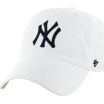 Accessori Uomo Cappellini '47 Brand New York Yankees MLB Clean Up Cap Bianco